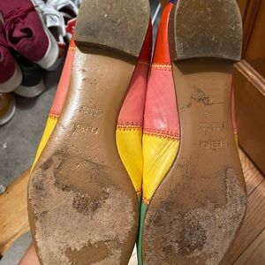 Fendi rainbow flats